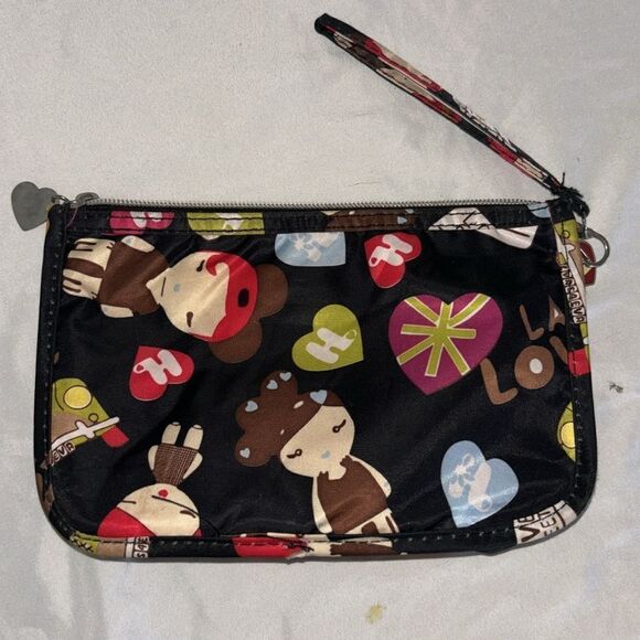 ❤️ Harajuku Lovers zipper wristlet/cosmetic case - Picture 2 of 3